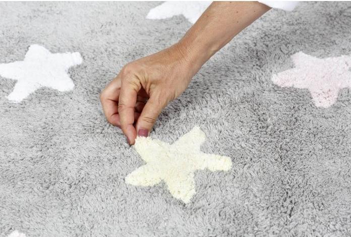 Actual product image Lorena Canals Tricolor Stars (120 x 160 cm)