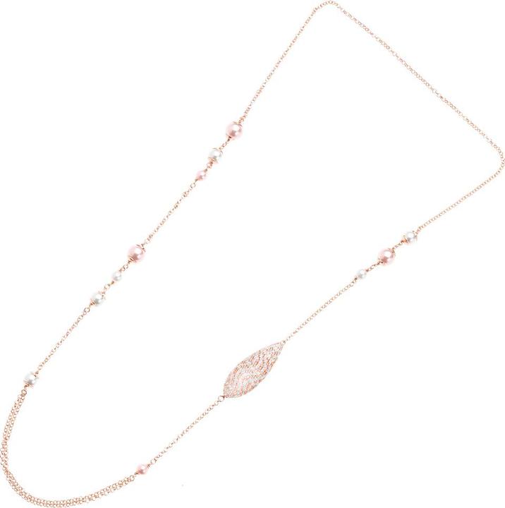 Immagine prodotto Ottaviani Collana in bronzo con glitter argento