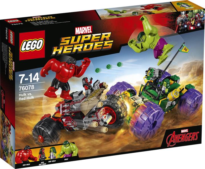 LEGO Marvel Super Heroes Hulk gegen Red Hulk (76078, LEGO Marvel)