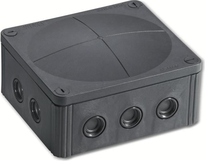 Immagine prodotto Wiska 10101460 Cassetta di derivazione L x A 160 140 81 mm Nero IP66/IP67 1 pz.