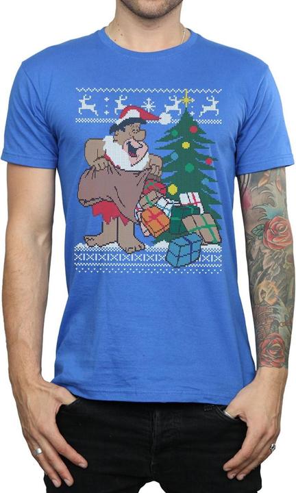 Image du produit The Flintstones - T-shirt CHRISTMAS FAIR ISLE - Homme (L)