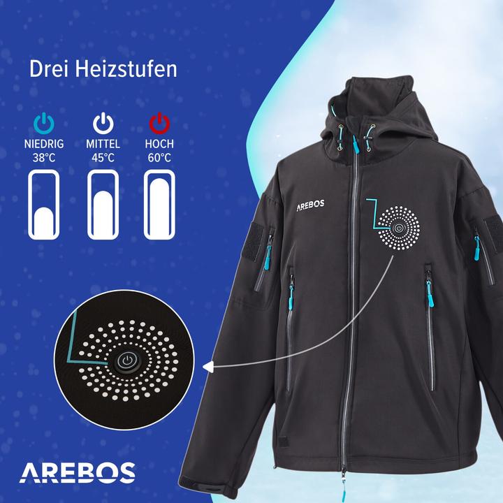 Produktbild Arebos Wasserdichte Winterjacke (S)