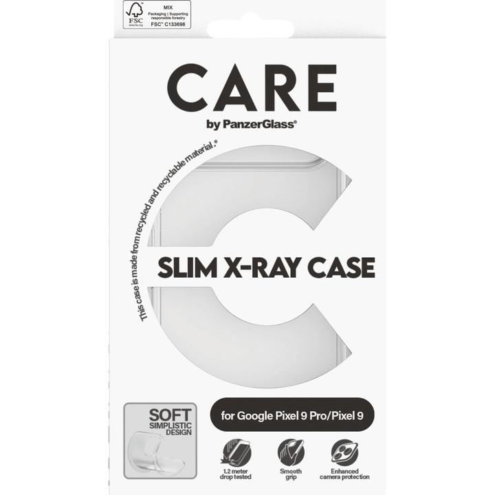 Produktbild PanzerGlass CARE by Fashionable Case Transparent X-Ray Soft Basic Google Pixel 9/ 9 Pro (1 Stück, Google Pixel 9 Pro, Google Pixel 9)