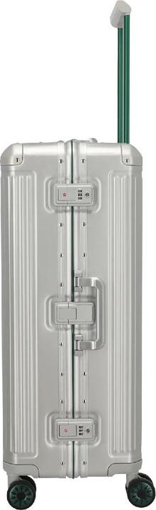Immagine prodotto Travelite Next - Trolley L, Silber-Grün (100 l, L (90 - 115l))