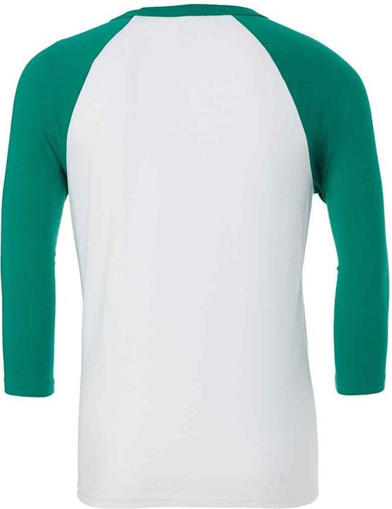 Actual product image Bella Canvas Unisex Adult Triblend 3/4 Sleeve Baseball T-Shirt (S)