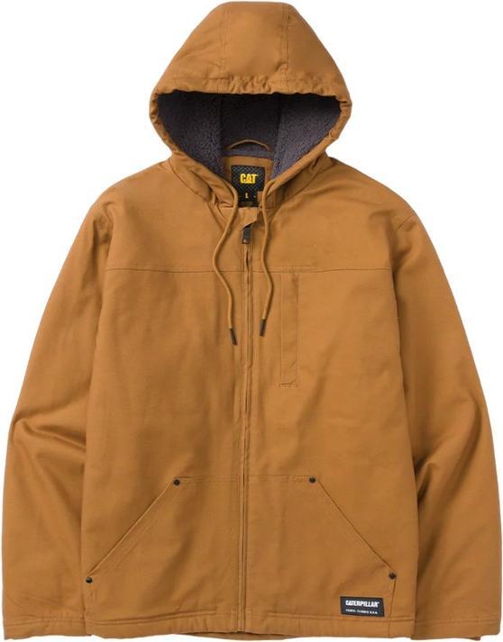 Actual product image Cat Mens Sherpa Lined Hooded Jacket (L)