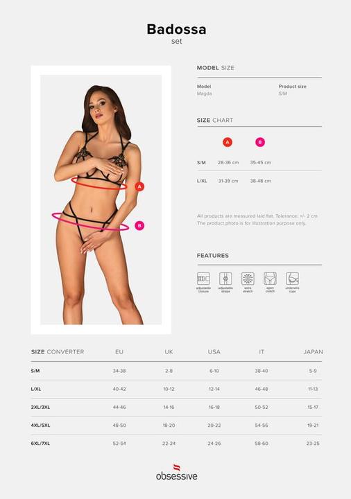 Actual product image Obsessive Badossa (S, M, S/M)
