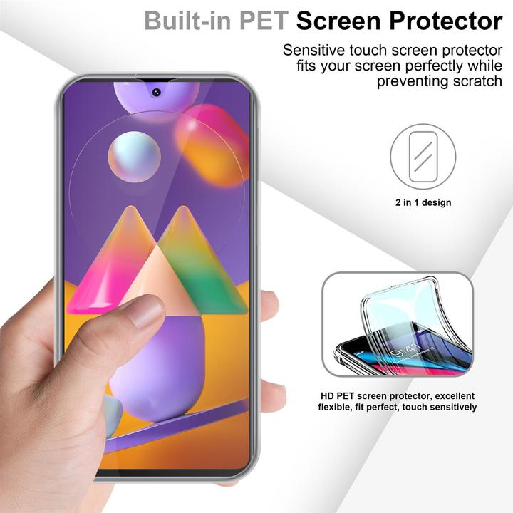 Productafbeelding Cadorabo TPU 360 graden hoesje (Samsung Galaxy M31s)