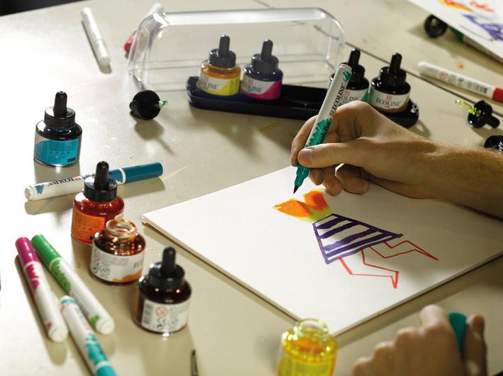 Immagine prodotto Talens ECOLINE - Penna a pennello (Multicolore, Bianco, 1 x)