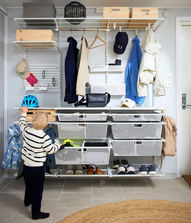 Actual product image Elfa Clothes rail