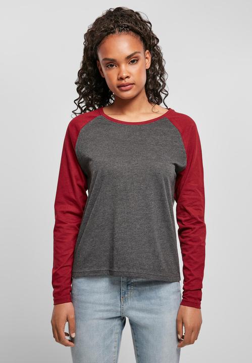 Produktbild Urban Classics Ladies Contrast Raglan Longsleeve (XS)