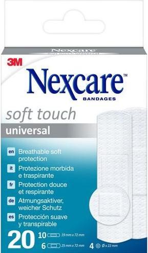 Actual product image 3M Plasters Soft Strips ass (20 x)