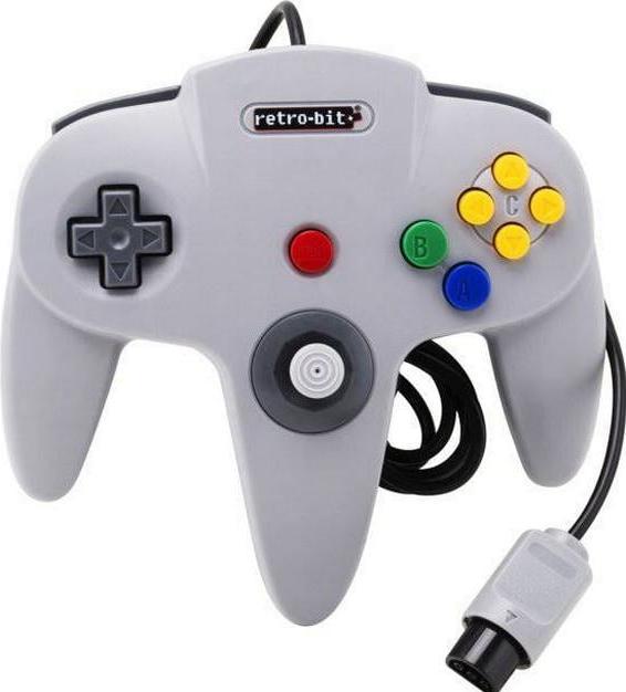Actual product image Default N64 Classic Controller Grey Retro-Bit