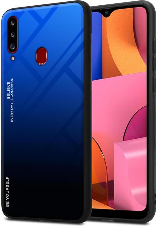Actual product image Cadorabo TPU 2 colors glass cover (Samsung Galaxy A20s)