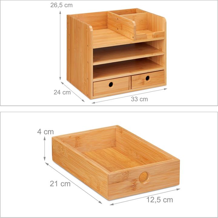 Actual product image Relaxdays Desk organiser