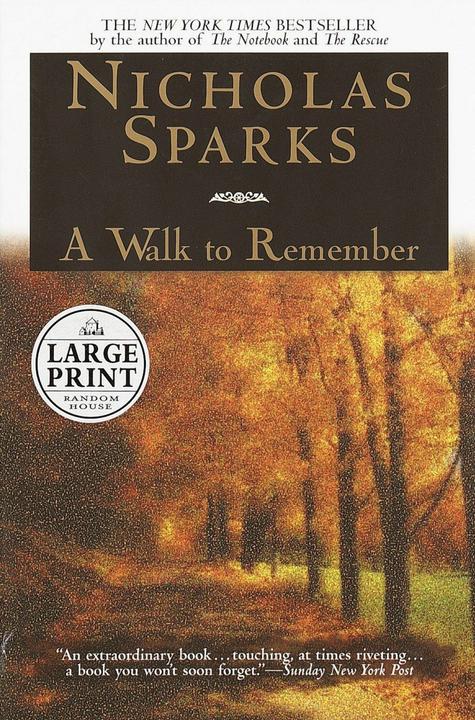 Actual product image A Walk to Remember (English, Nicholas Sparks, 2000)