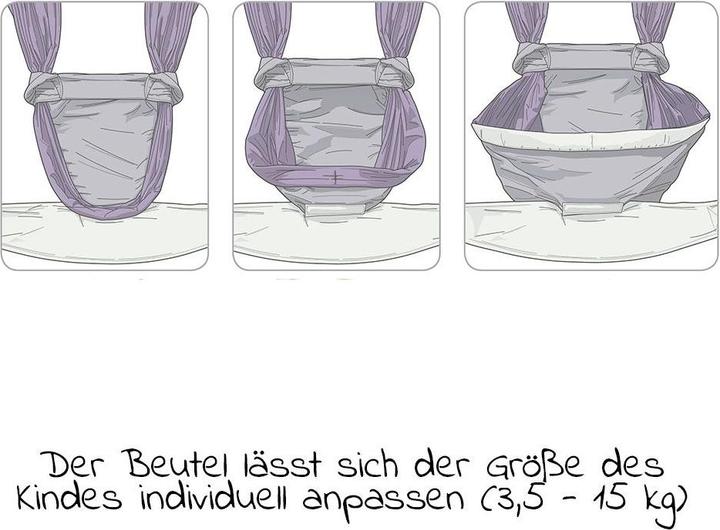 Produktbild Manduca Babytrage Twist Anthrazit Schwarz