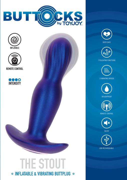 Produktbild ToyJoy The Stout Inflating Vibr Plug