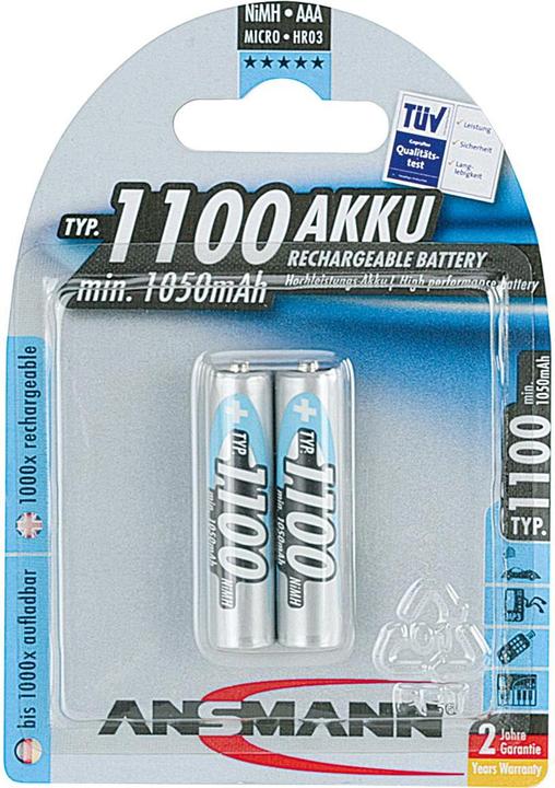 Actual product image Ansmann AAA (1 pcs., AAA, 1050 mAh)