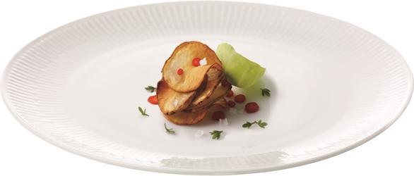 Image du produit Aida Relief - Set of 4 - Assiette à déjeuner blanche - 22 cm (35186) (4 x, 22 cm)