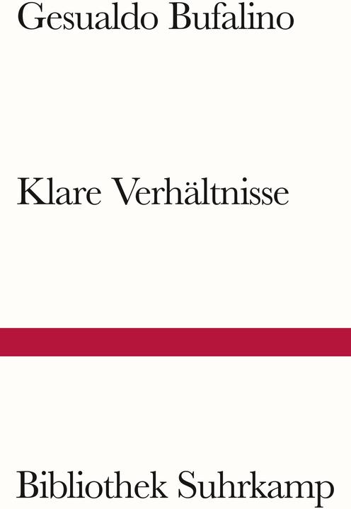 Produktbild Klare Verhältnisse (Deutsch, Gesualdo Bufalino, Hans Raimund, 2024)