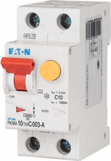 Actual product image Eaton FILS combined RCD/MCB device