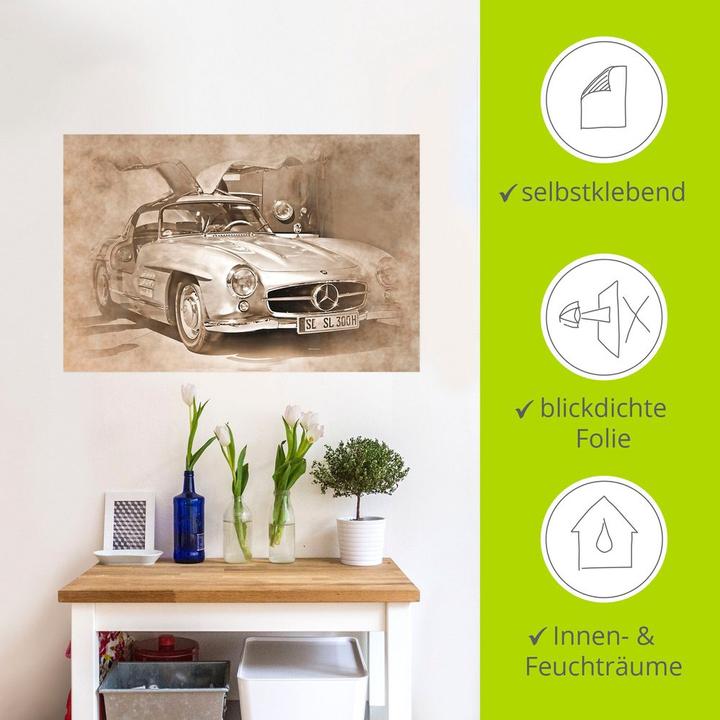 Produktbild Artland Klassischer Mercedes 300 SL Gullwing U4OA (60 x 40 cm)