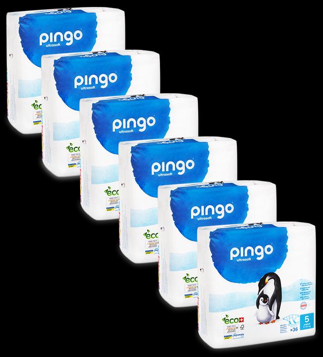 Produktbild Pingo Ökowindeln (Gr. 5, Monatsbox, 216 Stück)