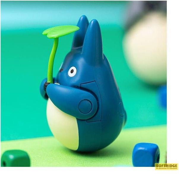 Actual product image Semic Mon voisin Totoro figurine culbuto Mid Totoro with leaf 6 cm
