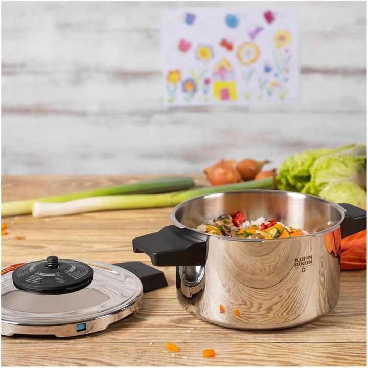 Actual product image Kuhn Rikon Duromatic Classic Neo (22 cm, Steam cooker, Stainless steel)