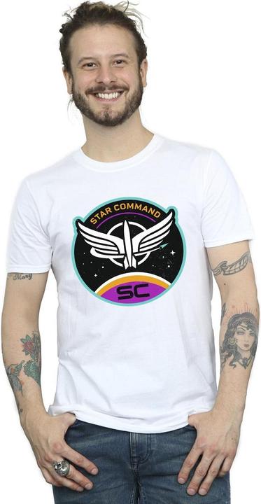 Immagine prodotto Disney Lightyear Star Command Circle Maglietta Uomo (S)