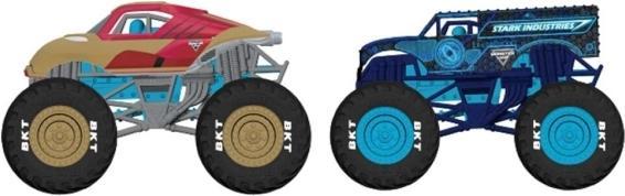 Produktbild Monster Jam Marvel Iron Man Vs. War Machine