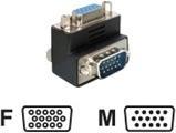 Image du produit Delock Adaptateur VGA mâle vers VGA femelle 90ø (VGA, 7 cm)