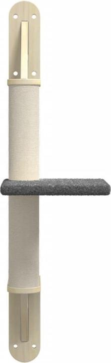 Actual product image VidaXL Scratching post with wall-mounted scratching post 85.5 cm (85.50 cm, Dark grey)