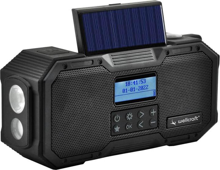 Wellcraft DAB/FM Notfall-Radio (FM, DAB+, Bluetooth)