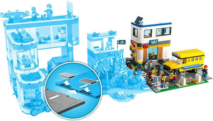 Image du produit LEGO École avec bus scolaire (60329, LEGO City)