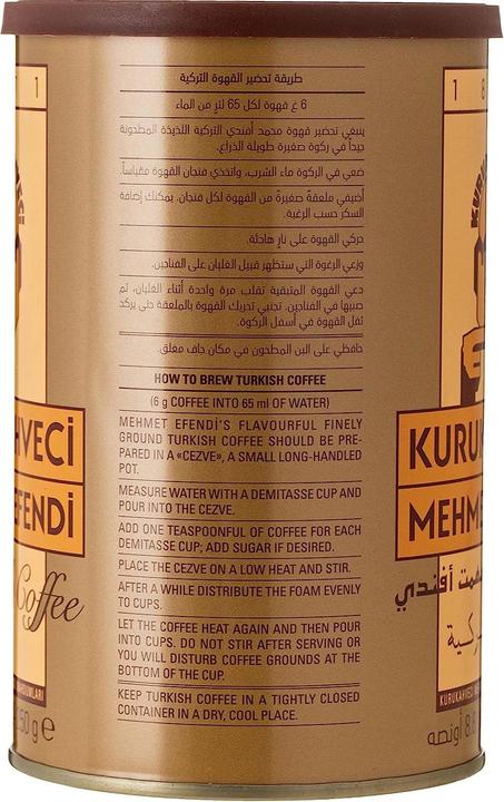 Immagine prodotto Kurukahveci Mehmet Efendi Caffè turco (Tostatura media, 250 g)
