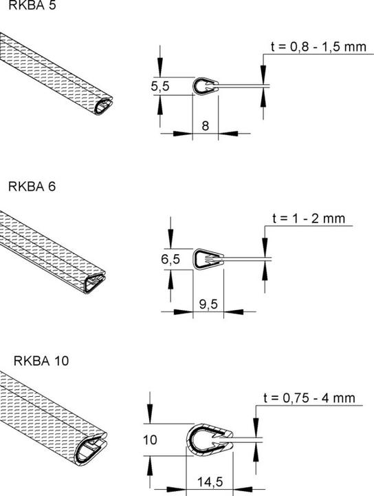 Immagine prodotto Niedax Nastro di protezione dei bordi (1000 cm)