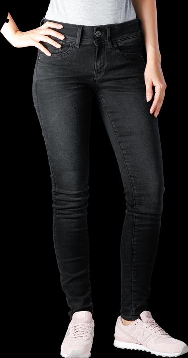 Produktbild G-Star Lynn Mid Skinny Elto Nero Superstretch dusty grey (W30/L30)