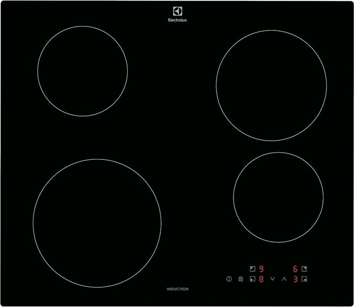Actual product image Electrolux 300 Series EIB60424CK Black Built-in 60 cm Induction hob 4 Cooker(s)