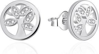 Agato - Timeless silver earrings Tree of Life AGT-E080PW (Silber)