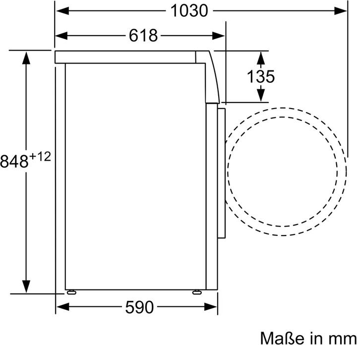 Image du produit Bosch Hausgeräte Bosch WAU 28 RWIN (9 kg, Gauche)