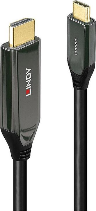 Actual product image Lindy 2m USB Type C to HDMI 8K60 adapter cable For connecting an 8K HDMI display to the USB Type C port. (2 m, USB Type C)