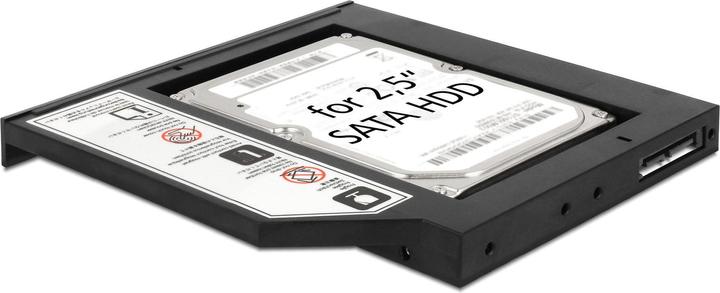 Image du produit Delock Adaptateur de baie DVD pour SSD 2.5 SATA pour HDD&SSD 2.5 SATA