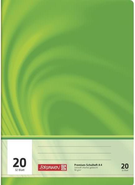 Cahier d'écolier Vivendi Linéature 20 vierge DIN A4 sans marge, 32 feuilles (A4, À rayures)