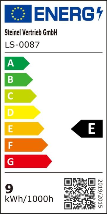 Energy Label Steinel LED Sensor RS D2 (600 lm)