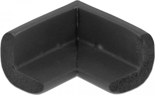 Produktbild Delock Schaumstoff Kantenschutz selbstklebend 56 x 56 x 33 mm schwarz