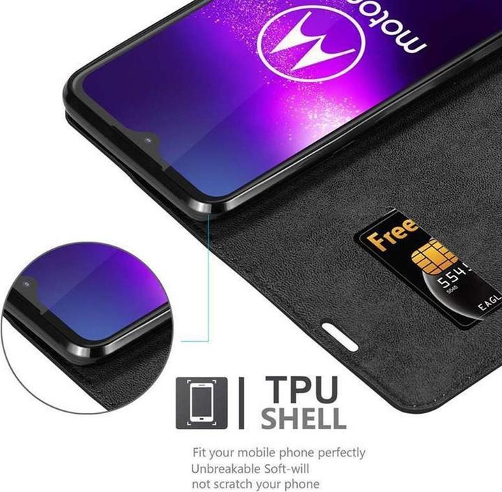 Productafbeelding Cadorabo Boek Onzichtbare Magneethoes (Motorola Moto G8 Plus)