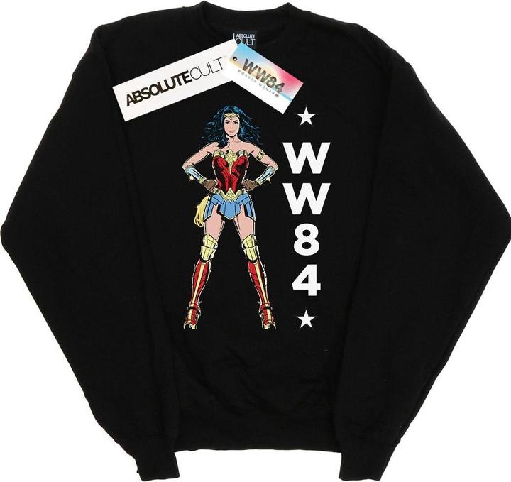 Actual product image Girls Wonder Woman 84 Standing Logo Sweatshirt (116)