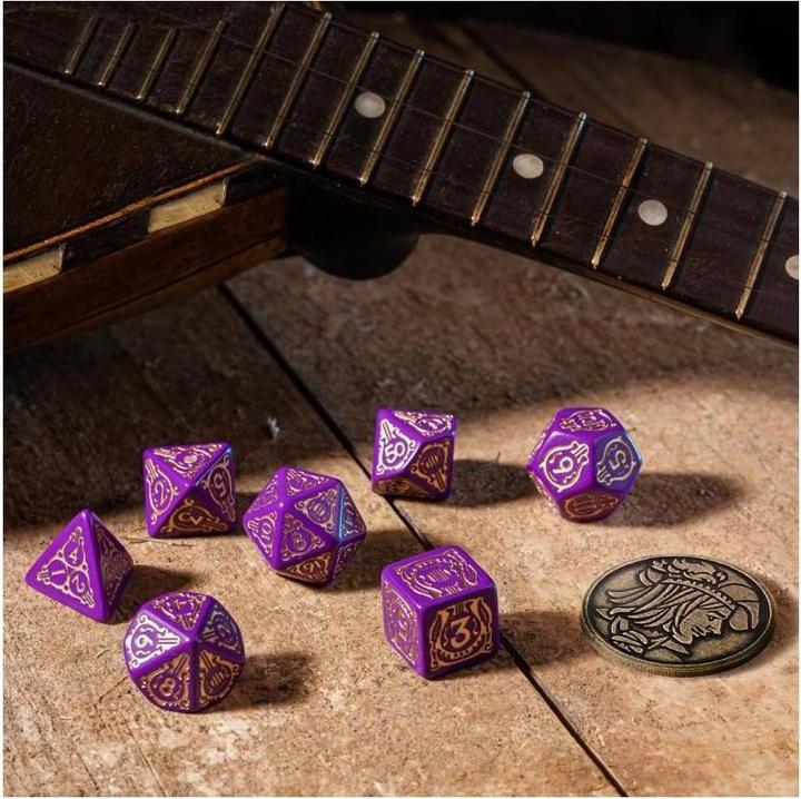 Actual product image Q Workshop Dice The Witcher - Dandelion: Viscount de Lettenhove (7)